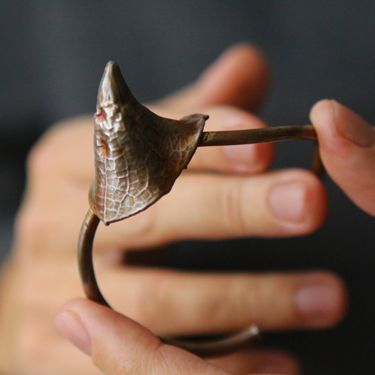 Bracelet in silver ,Digitalis, фото 2